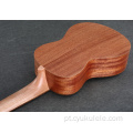 Ukulele de rosewood com borda de 23 polegadas